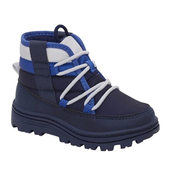 Carter's Unisex-Child Boot Size 11 Blue Fallon Fashion - Picture 2 of 9